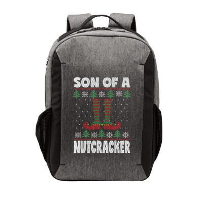 Son Of A Nutcracker Jumper Ugly Christmas Sweater Vector Backpack