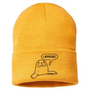 Seal Of Approval From A Seal Fanatic Sustainable Knit Beanie