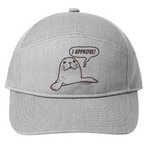 Seal Of Approval From A Seal Fanatic 7-Panel Snapback Hat