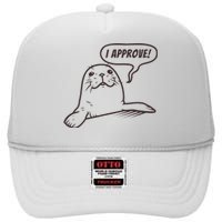 Seal Of Approval From A Seal Fanatic High Crown Mesh Back Trucker Hat