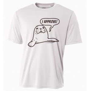 Seal Of Approval From A Seal Fanatic Cooling Performance Crew T-Shirt