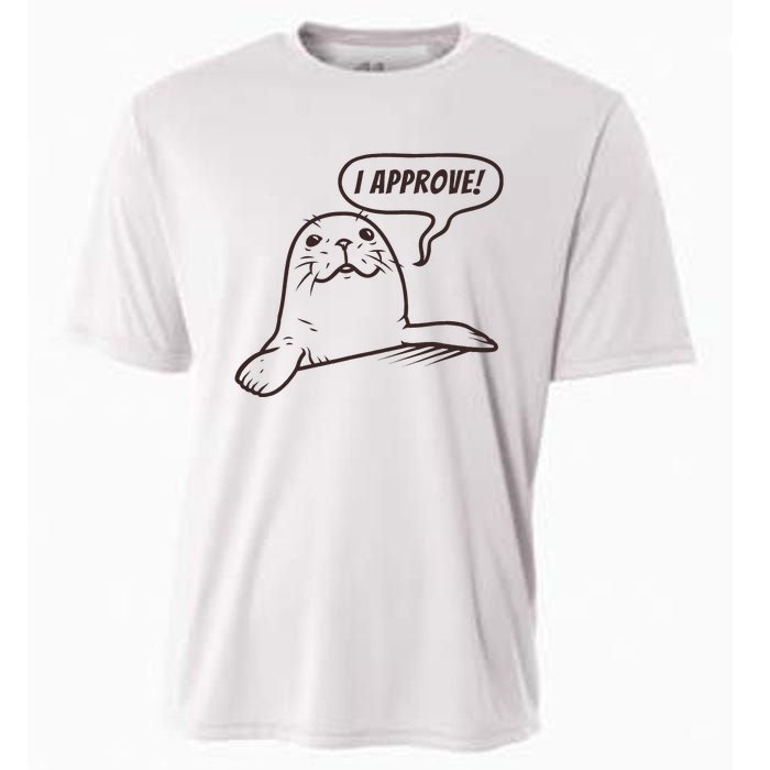 Seal Of Approval From A Seal Fanatic Cooling Performance Crew T-Shirt