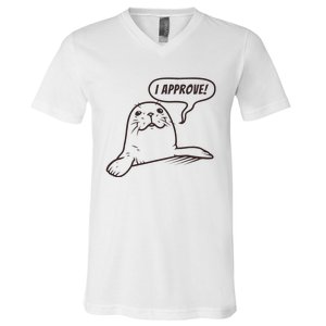 Seal Of Approval From A Seal Fanatic V-Neck T-Shirt