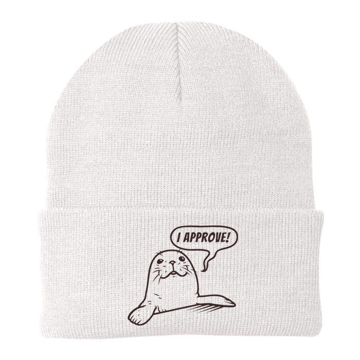 Seal Of Approval From A Seal Fanatic Knit Cap Winter Beanie