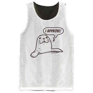 Seal Of Approval From A Seal Fanatic Mesh Reversible Basketball Jersey Tank