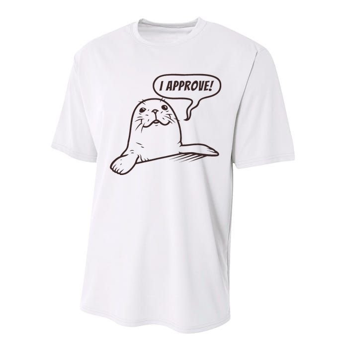 Seal Of Approval From A Seal Fanatic Performance Sprint T-Shirt