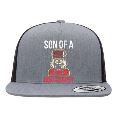 Son Of A Nutcracker Christmas Flat Bill Trucker Hat