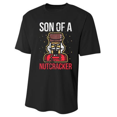 Son Of A Nutcracker Christmas Performance Sprint T-Shirt