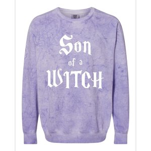 Son Of A Witch Colorblast Crewneck Sweatshirt