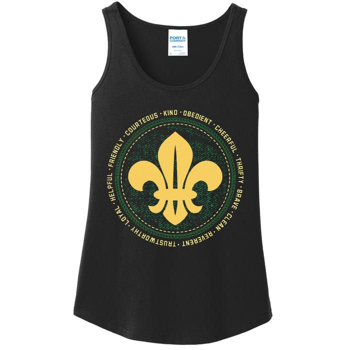 Scout Oath And Law Scout Member And Ladies Essential Tank