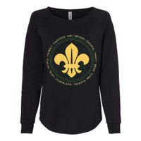 Scout Oath And Law Scout Member And Womens California Wash Sweatshirt