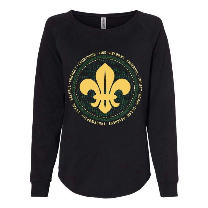 Scout Oath And Law Scout Member And Womens California Wash Sweatshirt