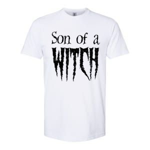 Son Of A Witch Spooky Halloween Wiccan Softstyle CVC T-Shirt