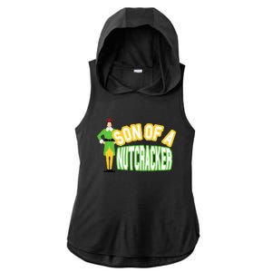 Son Of A Nutcracker Ladies PosiCharge Tri-Blend Wicking Draft Hoodie Tank