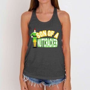 Son Of A Nutcracker Women's Knotted Racerback Tank