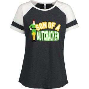 Son Of A Nutcracker Enza Ladies Jersey Colorblock Tee