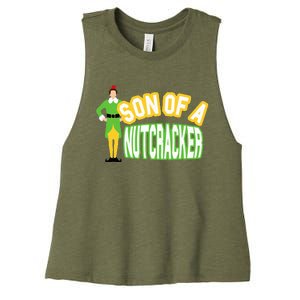 Son Of A Nutcracker Women's Racerback Cropped Tank