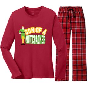 Son Of A Nutcracker Women's Long Sleeve Flannel Pajama Set 