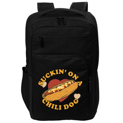Suckin On A Chili Dog Foodie Funny Impact Tech Backpack