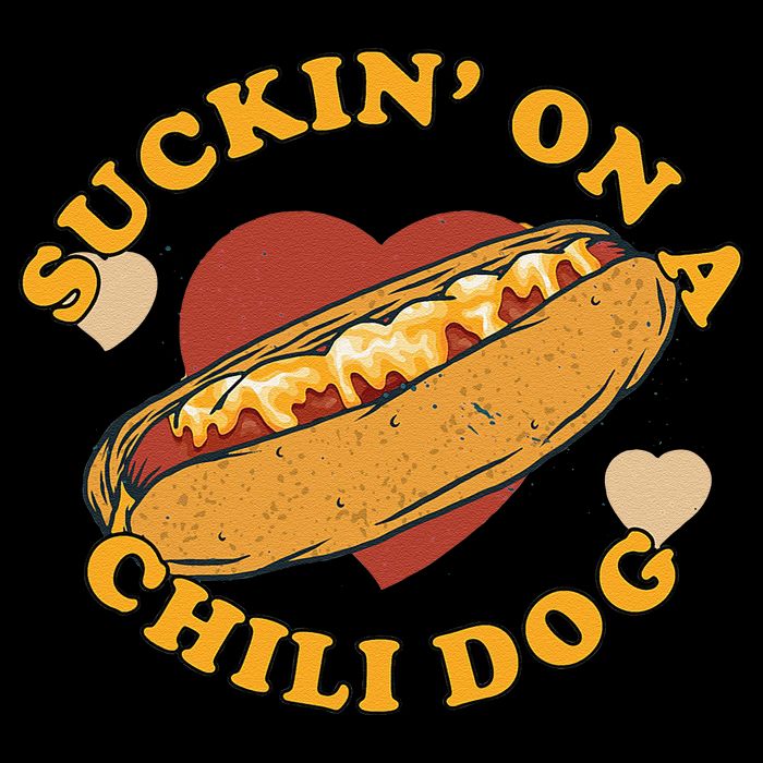 Suckin On A Chili Dog Foodie Funny Bucket Hat