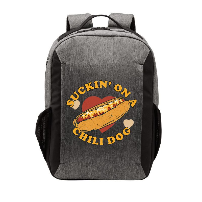 Suckin On A Chili Dog Foodie Funny Vector Backpack