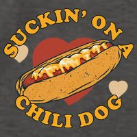 Suckin On A Chili Dog Foodie Funny Vector Backpack