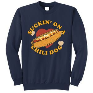 Suckin On A Chili Dog Foodie Funny Sweatshirt