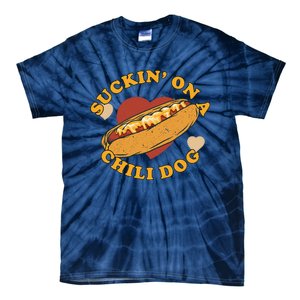 Suckin On A Chili Dog Foodie Funny Tie-Dye T-Shirt