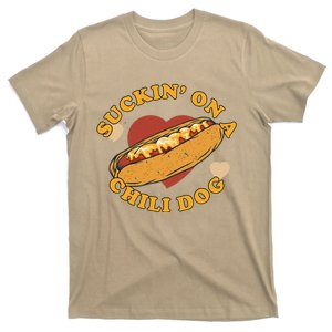 Suckin On A Chili Dog Foodie Funny T-Shirt