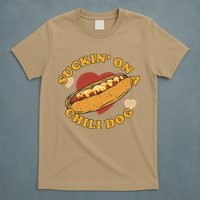Suckin On A Chili Dog Foodie Funny T-Shirt