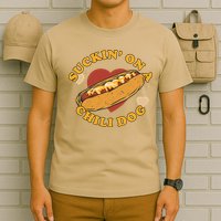 Suckin On A Chili Dog Foodie Funny T-Shirt