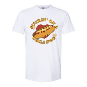 Suckin On A Chili Dog Foodie Funny Softstyle CVC T-Shirt