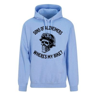 Sonz Of Alzheimers Wheres My Bike Unisex Surf Hoodie