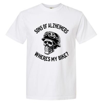 Sonz Of Alzheimers Wheres My Bike Garment-Dyed Heavyweight T-Shirt