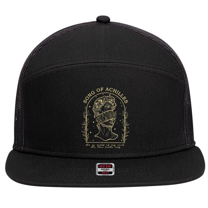 Song Of Achilles He Is Half Of My Soul As The Poets Say 7 Panel Mesh Trucker Snapback Hat
