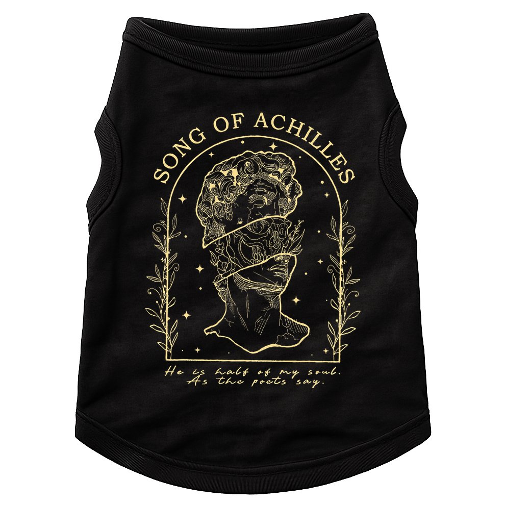 Song Of Achilles He Is Half Of My Soul As The Poets Say Doggie Tank