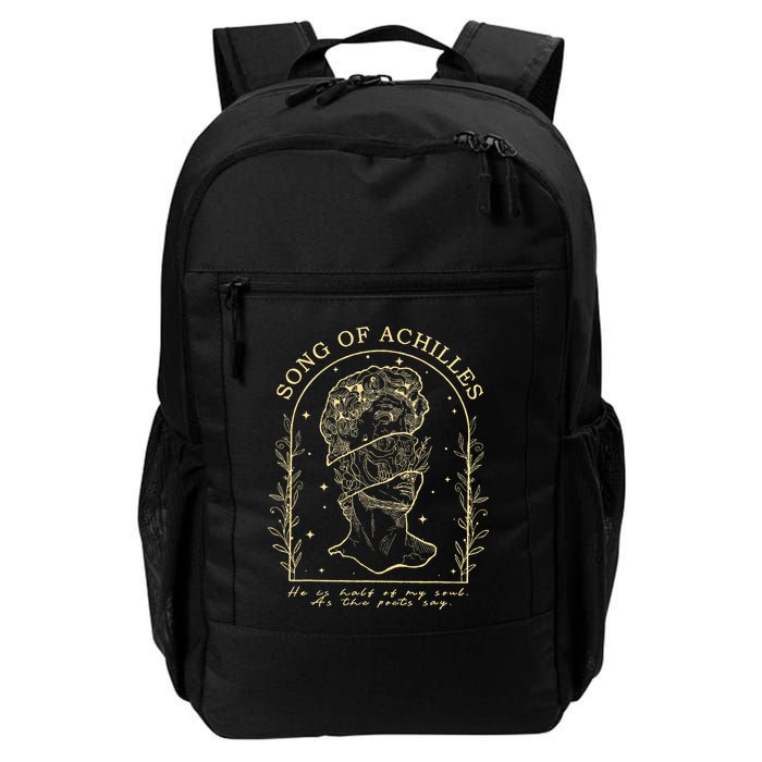 Song Of Achilles He Is Half Of My Soul As The Poets Say Backpack