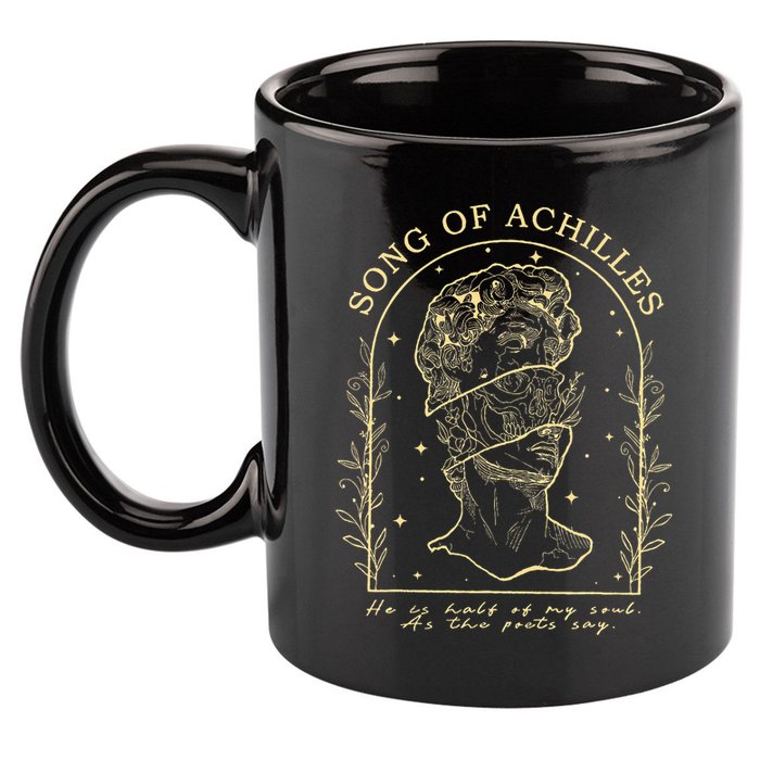 Song Of Achilles He Is Half Of My Soul As The Poets Say 11oz C Handle Ceramic Mug
