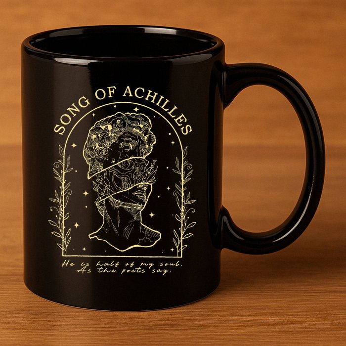 Song Of Achilles He Is Half Of My Soul As The Poets Say 11oz C Handle Ceramic Mug