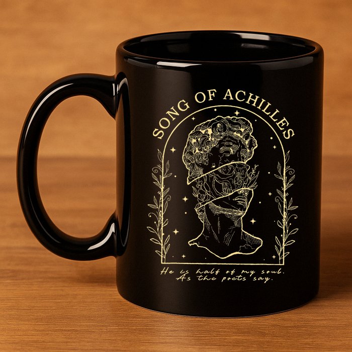 Song Of Achilles He Is Half Of My Soul As The Poets Say 11oz C Handle Ceramic Mug