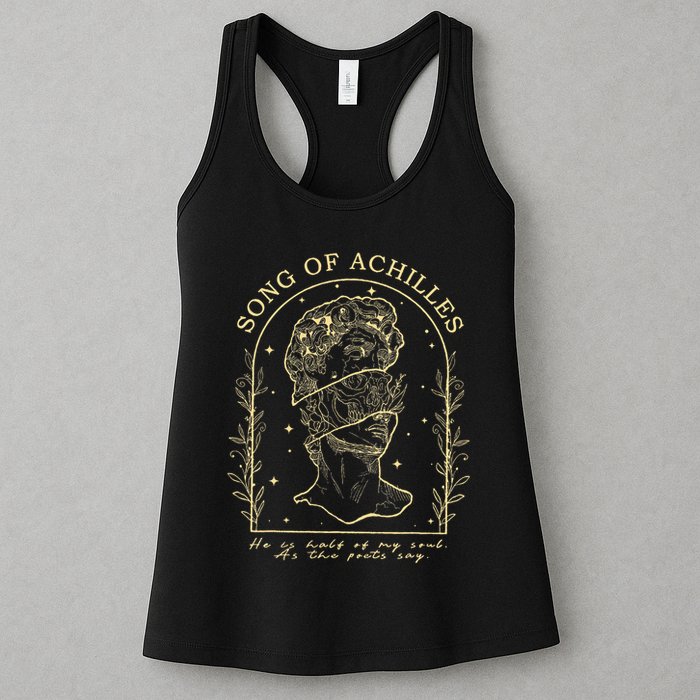 Song Of Achilles He Is Half Of My Soul As The Poets Say Womens Tank Top