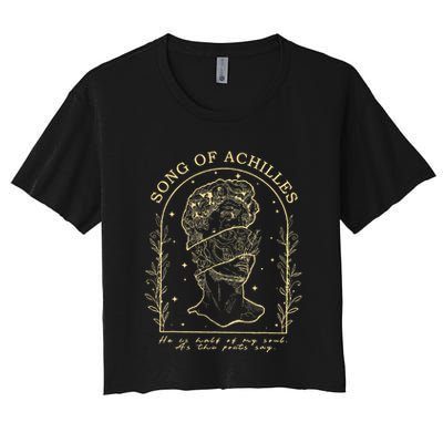 Song Of Achilles He Is Half Of My Soul As The Poets Say Crop Top