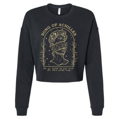 Song Of Achilles He Is Half Of My Soul As The Poets Say Cropped Pullover Crew