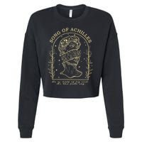Song Of Achilles He Is Half Of My Soul As The Poets Say Cropped Pullover Crew