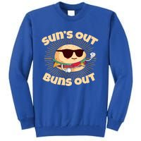 Suns Out Buns Out Summer Fun Beach Getaway Gift Tall Sweatshirt