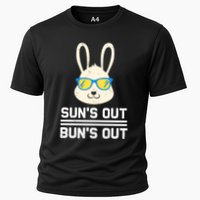 Suns Out Buns Out Funny Bunny Summer Quote Gift Cooling Performance Crew T-Shirt