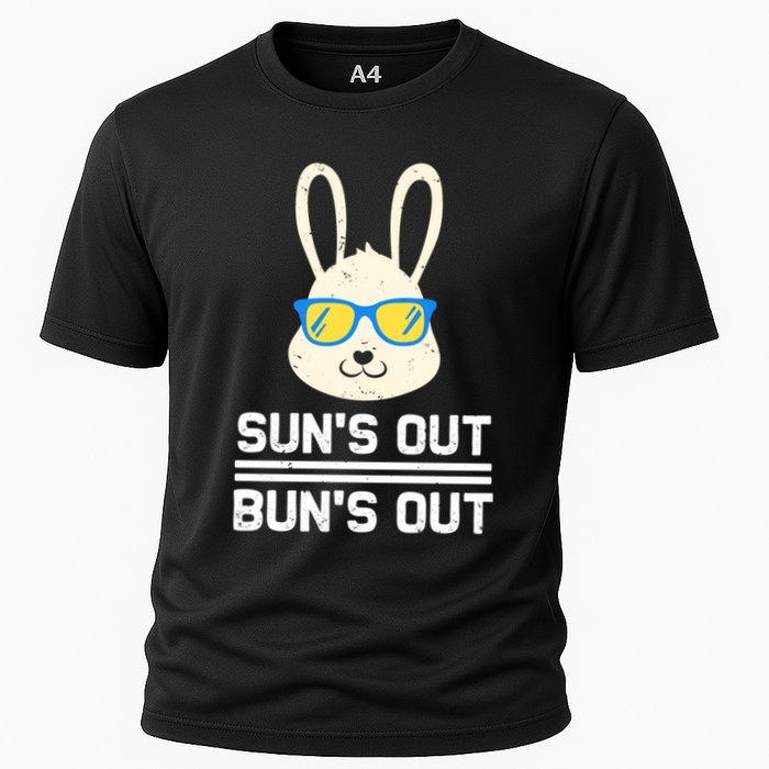Suns Out Buns Out Funny Bunny Summer Quote Gift Cooling Performance Crew T-Shirt