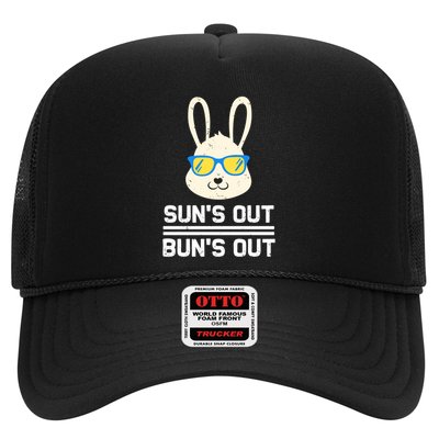 Suns Out Buns Out Funny Bunny Summer Quote Gift Trucker Hat