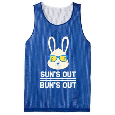 Suns Out Buns Out Funny Bunny Summer Quote Gift Mesh Reversible Basketball Jersey Tank