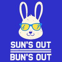 Suns Out Buns Out Funny Bunny Summer Quote Gift Magnet